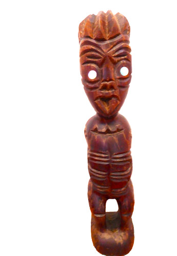 Vintage maori tekoteko hand - tekoteko,